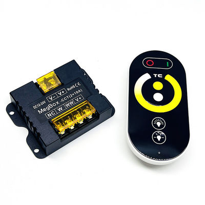 Regulador Dimmer DC 12V DC 24V de la temperatura de color LED teledirigido