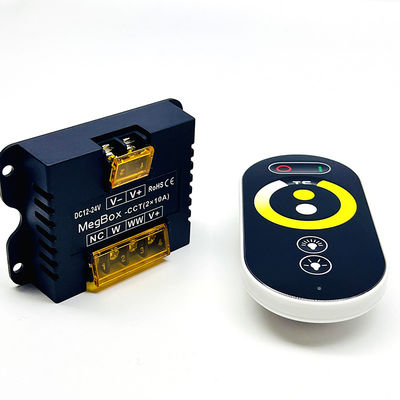 Regulador Dimmer DC 12V DC 24V de la temperatura de color LED teledirigido
