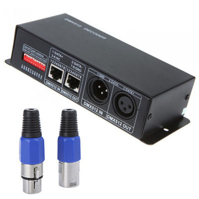 Canal RGBW del RGB 4 del canal del decodificador 3 de Dmx de la cinta de DMX512 LED con el CE certificado