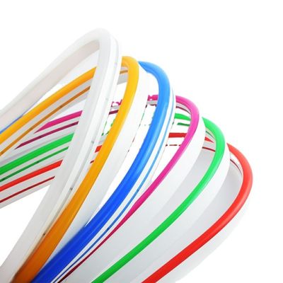 Tira flexible colorida del silicón LED, tubo de neón de la prenda impermeable LED para la cartelera