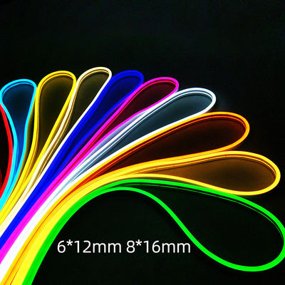 Tira flexible colorida del silicón LED, tubo de neón de la prenda impermeable LED para la cartelera