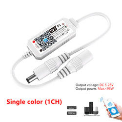 Música teledirigida de la voz del App de Wifi Single Color Rgb Rgbw del regulador de Mini Led Smart para el Smart Home