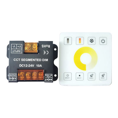 Canal de Dimmer 10A 1 del regulador de la caja LED del hierro con el panel táctil lleno del RF