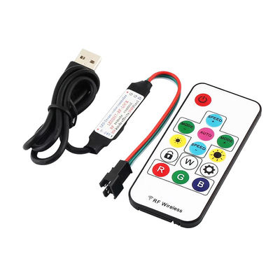 Mini regulador USB DC 5V del pixel del LED con 14 llaves RF teledirigidas