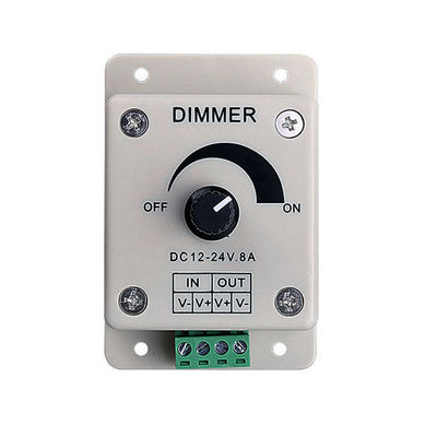 Color del brillo de Dimmer Switch Adjustable del regulador de DC 12V 8A LED solo