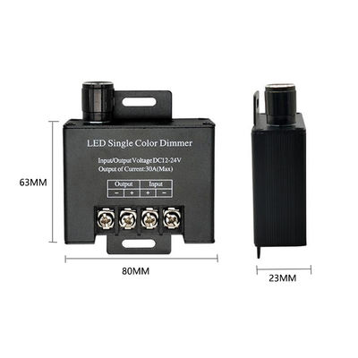Poder más elevado Dimmable Constant Voltage del amortiguador 30A del color LED de la caja del hierro solo
