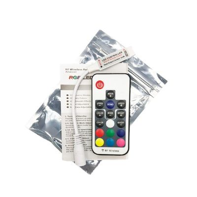 17 telecontrol inalámbrico del RF del canal dominante del LED Mini Controller 12V 3 para la tira de 5050 LED