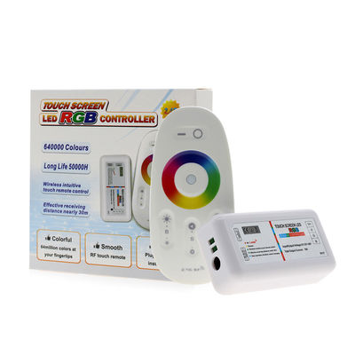 2,4 gigahertz del tacto LED RGB del regulador de Dimmable Wireless For LED de la luz de tira remota