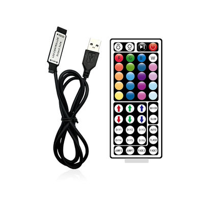 El USB 5V accionó la luz de tira dominante de For LED RGB del control remoto de 44 IR