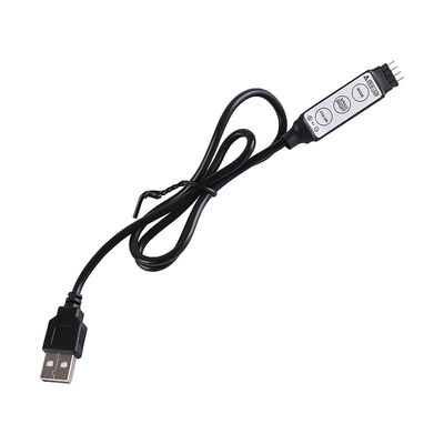 USB 5V Powered LED Mini Controller 3 Key para tira de luz LED RGB Color