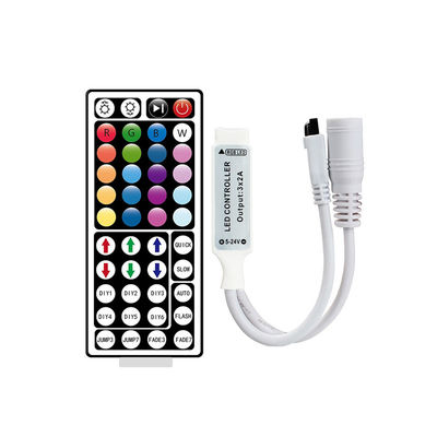 mini regulador del IR de 44 llaves 144W, regulador colorido de la tira de la luz del RGB
