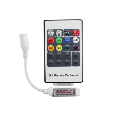 Mini radio de la llave del regulador 20 del RF LED RGB teledirigida para las luces de tira del LED