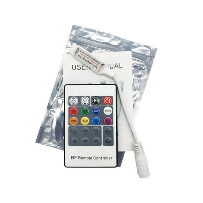Mini radio de la llave del regulador 20 del RF LED RGB teledirigida para las luces de tira del LED