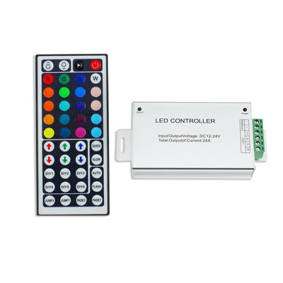 Regulador dominante 12A 24A del RGB LED del caso 44 de aluminio para la luz de tira del RGB