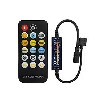 Regulador dual Dimmer With 17 RF inalámbrico dominante de la temperatura de color de DC LED teledirigido