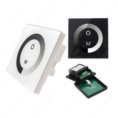 12V montado en la pared 24V LED que enciende un interruptor más oscuro para la sola luz de tira de color