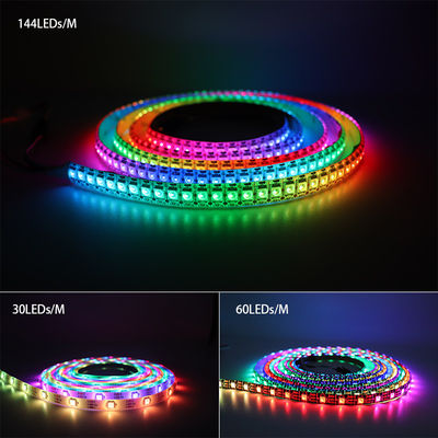 Luces de tira cambiables del color 5050 LED del RGB individualmente Ws2812 direccionable
