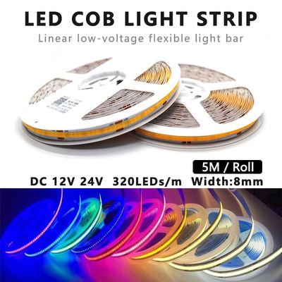 Color flexible de alta densidad de la luz de tira de la MAZORCA de Dimmable LED solo