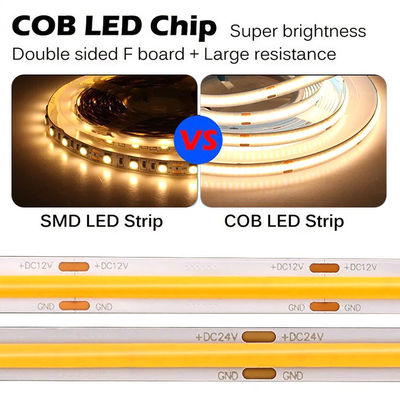 Color flexible de alta densidad de la luz de tira de la MAZORCA de Dimmable LED solo