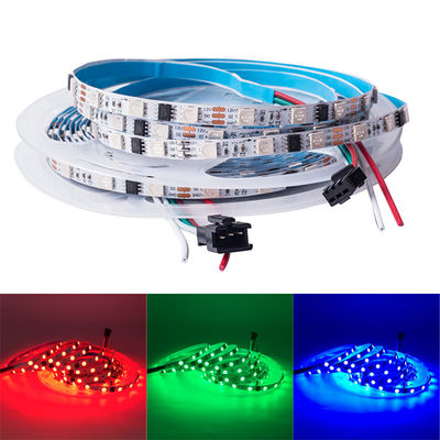 luz de tira estrecha del pixel de 8m m LED, tira ideal del color LED de la magia 3535 del RGB 5050
