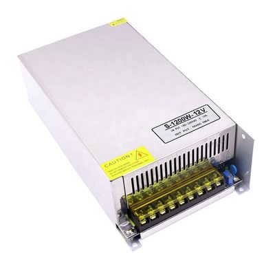 fuente de alimentación de la transferencia de 1200W DC 12V con la CA 220V de la fan a voltio 100A de DC 12V