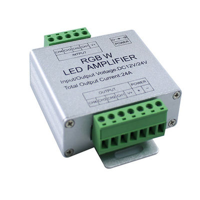 24A señal de sincronización de aluminio del amplificador RGBW de la tira del caso LED para 5 la manera del alambre 4