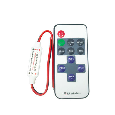 Luz de tira monocromática inalámbrica del RF LED Mini Controller Remote Control For