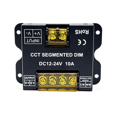 tacto completo dual del Rf de la temperatura de color de Dimmer DC 12V 24V del regulador de 10A LED