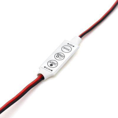 3 LED dominante Mini Controller 5V 12V 24V para 5050 3528 la sola luz de tira del color LED