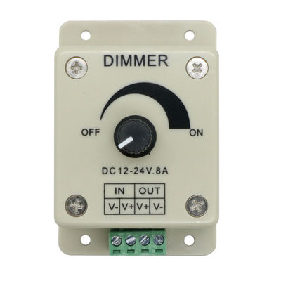 Color del brillo de Dimmer Switch Adjustable del regulador de DC 12V 8A LED solo
