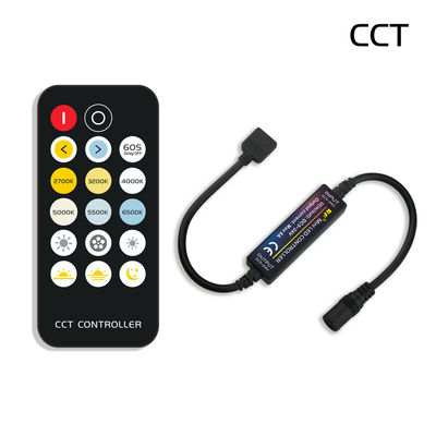 Regulador dual Dimmer With 17 RF inalámbrico dominante de la temperatura de color de DC LED teledirigido