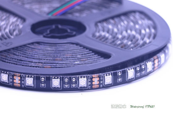 Luz de tira de SMD 5050 12V LED RGB, prenda impermeable de la cinta de cambio del color del LED 60led