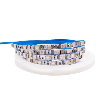 Cambio estrecho del color 12V de la versión 6m m de la luz de tira de SMD 5050 LED RGB