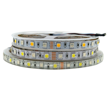 Coloree RGBW cambiante 4 en 1 tira del LED, tira los 60leds/M de 12v 5050 RGB LED