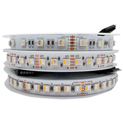 Tira 12V RGBW RGBWW 4 del OEM 5050 RGB LED en 1 cambio blanco del color