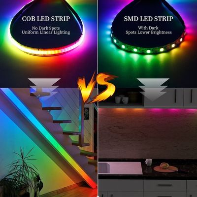 Luz de tira a todo color de la MAZORCA de RGBW LED 24V los 720LEDs/M For Decoration