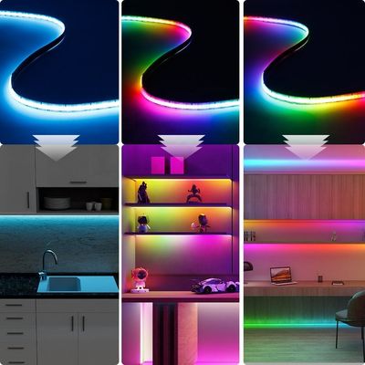Luz de tira a todo color de la MAZORCA de RGBW LED 24V los 720LEDs/M For Decoration