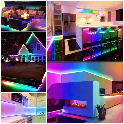 Luz de tira a todo color de la MAZORCA de RGBW LED 24V los 720LEDs/M For Decoration