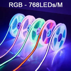 Luz de tira a todo color de la MAZORCA de RGBW LED 24V los 720LEDs/M For Decoration