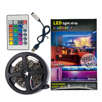 60leds/luz de tira teledirigida del metro LED para el dormitorio Decortion del contraluz de la TV