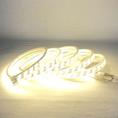 Prenda impermeable ultra brillante de la tira 220v del 180leds/M Single Color LED para resumir constructivo