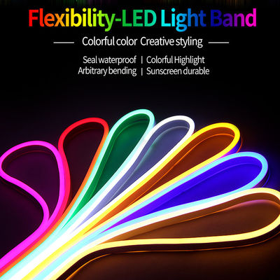 Tira ligera llevada flexible llevada de neón de la prenda impermeable de la luz de tira del PVC de DC 12v 600leds 6*12m m