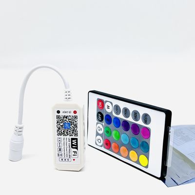 Rf 24 clave Wifi 3 canales RGB LED controlador 16 millones de colores Buletooth para la luz de tira