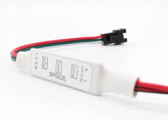 DC5-24V Controlador de píxeles LED SP002E Control WS2811 Luz de banda a todo color
