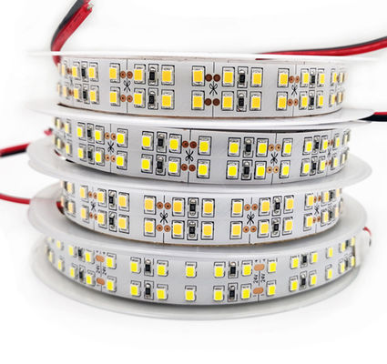 Eficiencia energética CRI80 LED de banda de un solo color de baja tensión apagable 2835 5050