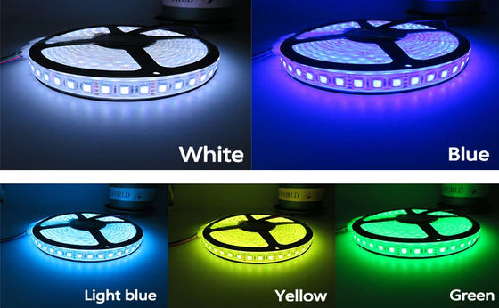 Fuera de la luz de banda LED RGB de 12 V a prueba de agua Smd5050 Cambiador de color