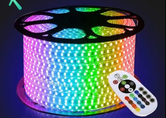 Luz de banda SMD LED de 5 metros RGB 5050 220V 110V