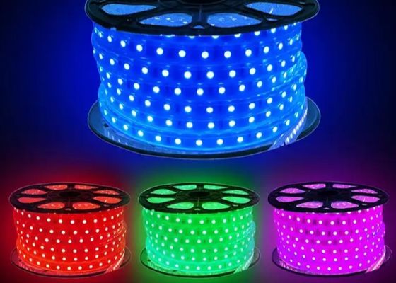 Luz de banda SMD LED de 5 metros RGB 5050 220V 110V