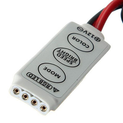 DC 5-24V Mini controlador LED de 3 canales para luces de banda LED RGB