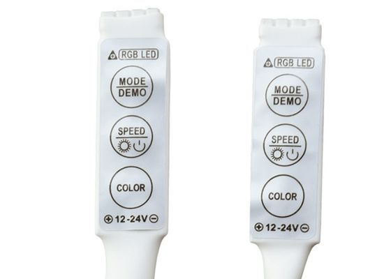 DC 5-24V Mini controlador LED de 3 canales para luces de banda LED RGB